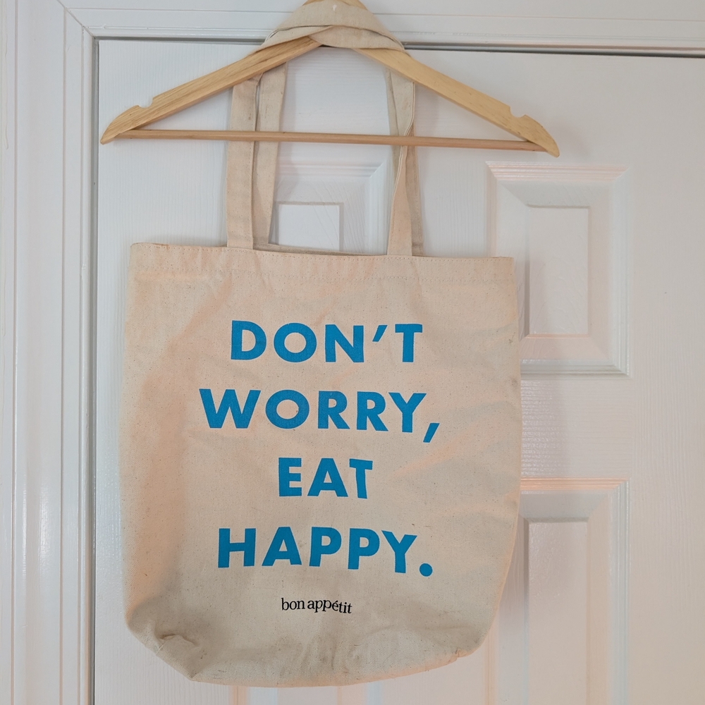 Bon Appetit Cream Tote Bag
